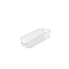   SMARTSTORE Műanyag tárolódoboz, 1,3 liter, SMARTSTORE "Compact Clear Slim", átlátszó