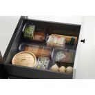 SMARTSTORE Műanyag tárolódoboz, 1,3 liter, SMARTSTORE "Compact Clear Slim", átlátszó