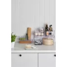 SMARTSTORE Műanyag tárolódoboz, 1,3 liter, SMARTSTORE "Compact Clear Slim", átlátszó