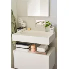 SMARTSTORE Műanyag tárolódoboz, 0,6 liter, SMARTSTORE "Compact Mini", fehér