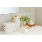 SMARTSTORE Műanyag tárolódoboz, 0,6 liter, SMARTSTORE "Compact Mini", fehér