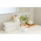 SMARTSTORE Műanyag tárolódoboz, 0,6 liter, SMARTSTORE "Compact Mini", fehér