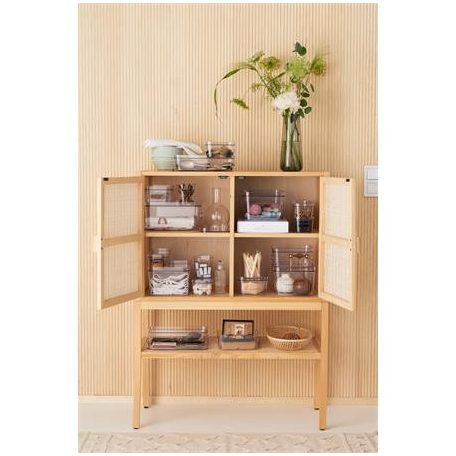 SMARTSTORE Műanyag tárolódoboz, 0,6 liter, SMARTSTORE "Compact Clear Mini", átlátszó