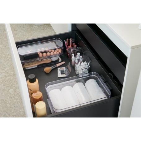 SMARTSTORE Műanyag tárolódoboz, 0,6 liter, SMARTSTORE "Compact Clear Mini", átlátszó