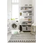 SMARTSTORE Műanyag tárolódoboz, 2 liter, fekete fogantyúkkal, SMARTSTORE "Classic 2", átlátszó