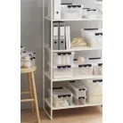 SMARTSTORE Műanyag tárolódoboz, 3,5 liter, fekete fogantyúkkal, SMARTSTORE "Classic 4", átlátszó