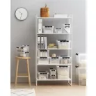 SMARTSTORE Műanyag tárolódoboz, 3,5 liter, fekete fogantyúkkal, SMARTSTORE "Classic 4", átlátszó