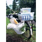 SMARTSTORE Műanyag tárolódoboz, 8 liter, fekete fogantyúkkal, SMARTSTORE "Classic 10", átlátszó