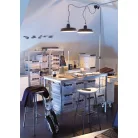 SMARTSTORE Műanyag tárolódoboz, 8 liter, fekete fogantyúkkal, SMARTSTORE "Classic 10", átlátszó