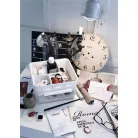 SMARTSTORE Műanyag tárolódoboz, 8 liter, fekete fogantyúkkal, SMARTSTORE "Classic 12", átlátszó