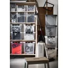 SMARTSTORE Műanyag tárolódoboz, 25 liter, fekete fogantyúkkal, SMARTSTORE "Classic 16", átlátszó