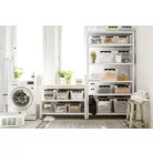 SMARTSTORE Műanyag tárolódoboz, 21 liter, fekete fogantyúkkal, SMARTSTORE "Classic 24", átlátszó