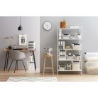 SMARTSTORE Műanyag tárolódoboz, 47 liter, fekete fogantyúkkal, SMARTSTORE "Classic 45", átlátszó