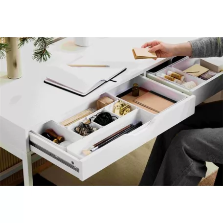 SMARTSTORE Fiókrendező, 30x6x20 cm, SMARTSTORE "Compact", fehér