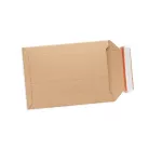 Boríték, visszaküldhető, két ragasztócsíkkal, L, 400x500x100+100 mm, "e-Green"