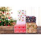 VICTORIA PAPER Csomagolópapír, íves, 70x200 cm, Karácsonyi 3, VICTORIA PAPER