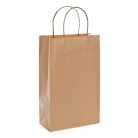 Bortartó papírtasak, 2-es, sodortfüles, natúr