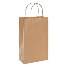 Bortartó papírtasak, 2-es, sodortfüles, natúr