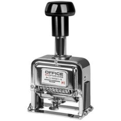  OFFICE PRODUCTS Sorszámbélyegző, automata, fém, 8 karakter, OFFICE PRODUCT