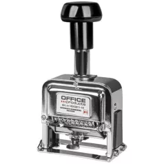   OFFICE PRODUCTS Sorszámbélyegző, automata, fém, 8 karakter, OFFICE PRODUCT