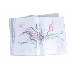   DONAU Genotherm, lefűzhető, A3, fekvő, 120 mikron, narancsos felület, DONAU