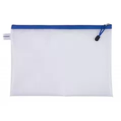   DONAU Rendszerező tasak, cipzáras, A4, 343x246 mm, DONAU, kék