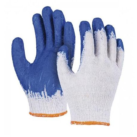 DONAU Védőkesztyű, textil, DONAU "Safety", 10/XL, kék