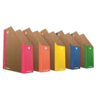 DONAU Iratpapucs, karton, 80 mm, DONAU "Life", neon zöld