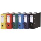 DONAU Iratrendező, 75 mm, A5, PP/karton, DONAU "Master", citromsárga