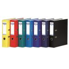 DONAU Iratrendező, 75 mm, A4, PP/karton, élvédő sínnel, DONAU "Master", fekete