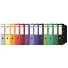 DONAU Iratrendező, 75 mm, A4, PP, élvédő sínnel, DONAU "Premium", világoskék