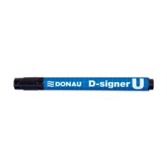   DONAU Alkoholos marker, 2-4 mm, kúpos, DONAU "D-signer U", fekete