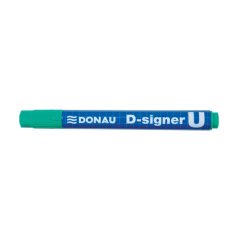   DONAU Alkoholos marker, 2-4 mm, kúpos, DONAU "D-signer U", zöld