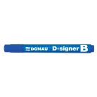 DONAU Táblamarker, 2-4 mm, kúpos, DONAU "D-signer B", kék