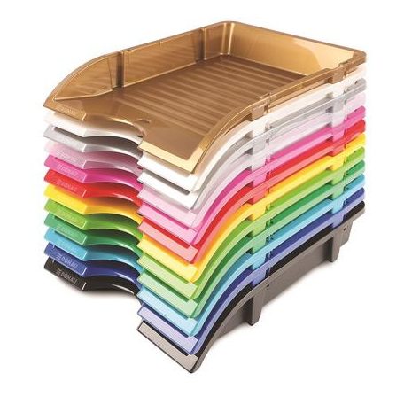 DONAU Irattálca, műanyag, törhetetlen, DONAU "Solid", kék