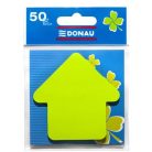DONAU Öntapadó jegyzettömb, nyíl alakú, 50 lap, DONAU, zöld