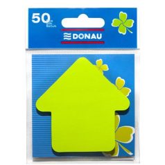   DONAU Öntapadó jegyzettömb, nyíl alakú, 50 lap, DONAU, zöld