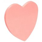 DONAU Öntapadó jegyzettömb, szív alakú, 50 lap, DONAU, rózsaszín