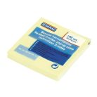 DONAU Öntapadó jegyzettömb, "Z", 76x76 mm, 100 lap, DONAU, sárga