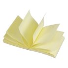 DONAU Öntapadó jegyzettömb, "Z", 76x76 mm, 100 lap, DONAU, sárga