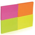 DONAU Öntapadó jegyzettömb, 38x51 mm, 4x50 lap, DONAU, vegyes szín