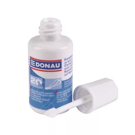 DONAU Hibajavító folyadék, vízbázisú, szivacsos, 20 ml, DONAU