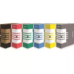 DONAU Archiválódoboz, A4, 120 mm, karton, DONAU, zöld