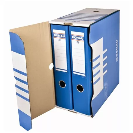 DONAU Archiválódoboz, A4, 155 mm, karton, DONAU, kék