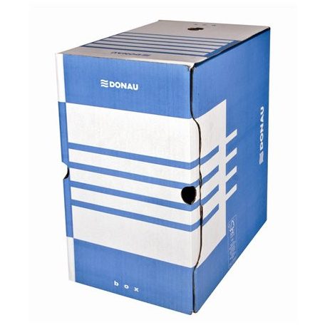 DONAU Archiválódoboz, A4, 200 mm, karton, DONAU, kék