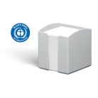 DURABLE Jegyzettömbtartó, műanyag, 100x100 mm, feltöltve, DURABLE "ECO", szürke