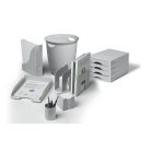 DURABLE Jegyzettömbtartó, műanyag, 100x100 mm, feltöltve, DURABLE "ECO", szürke