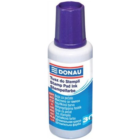 DONAU Bélyegzőfesték, 30 ml, DONAU, lila