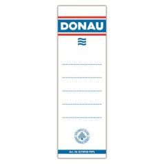   DONAU Cserecímke, iratrendezőhöz, kétoldalas, 48x153 mm, DONAU, fehér