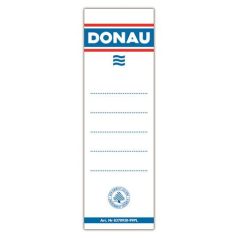   DONAU Cserecímke, iratrendezőhöz, öntapadó, 54x153 mm, DONAU, fehér